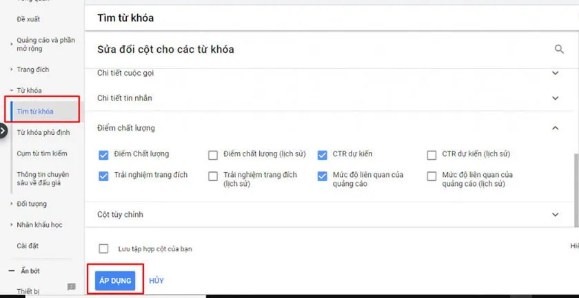 Giám sát và tối ưu chiến dịch