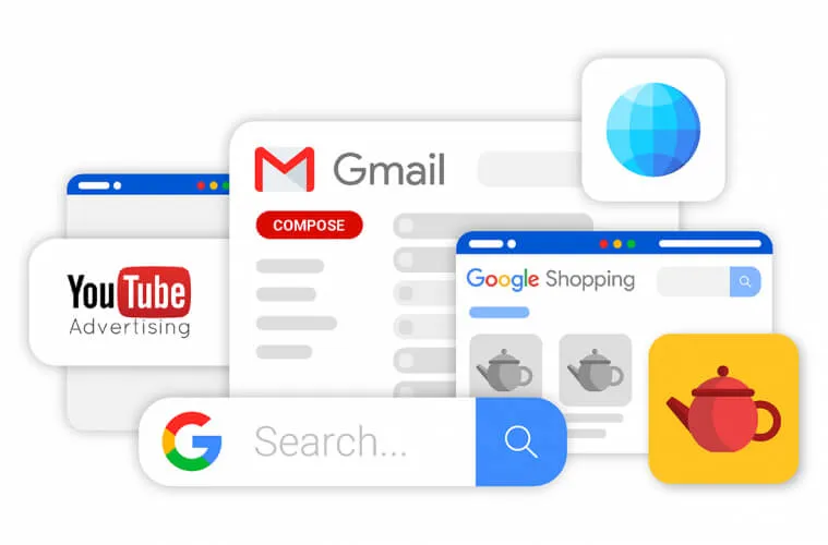 Hình thức hiển thị Google Smart Shopping và sự khác biệt về cấu trúc