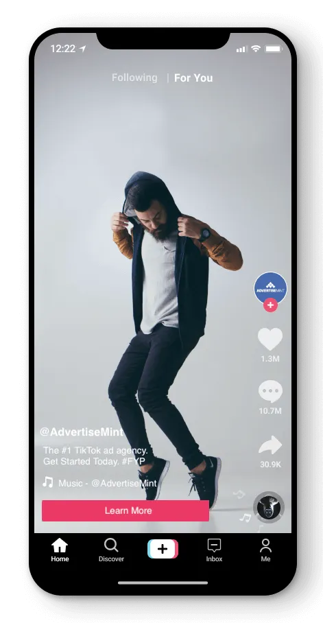 Hình thức quảng cáo In feed TikTok