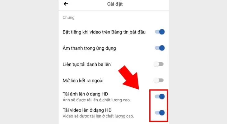 Kích hoạt tính năng tải ảnh HD và video HD trên Facebook