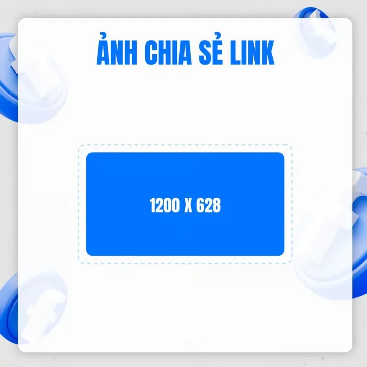 Kích thước ảnh đại diện khi chia sẻ link website lên Facebook