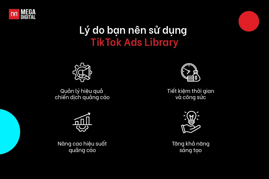 Lý do nên sử dụng thư viện quảng cáo TikTok