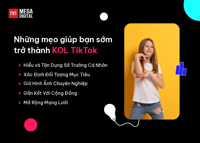 mẹo giúp bạn sớm trở thành KOL TikTok