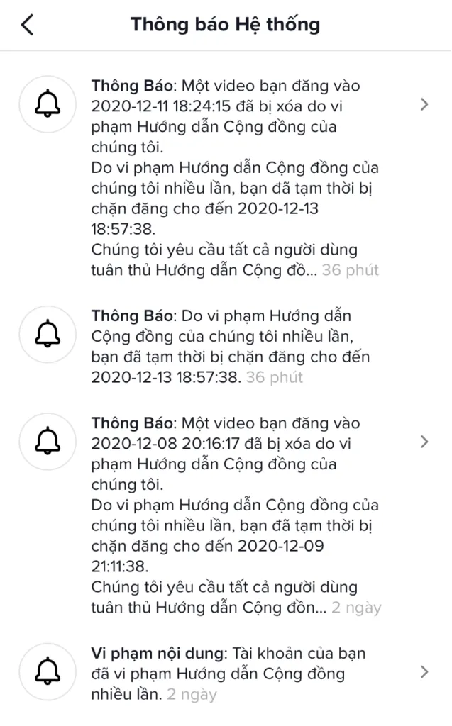 Nguyên nhân 1: Nội dung vi phạm chính sách