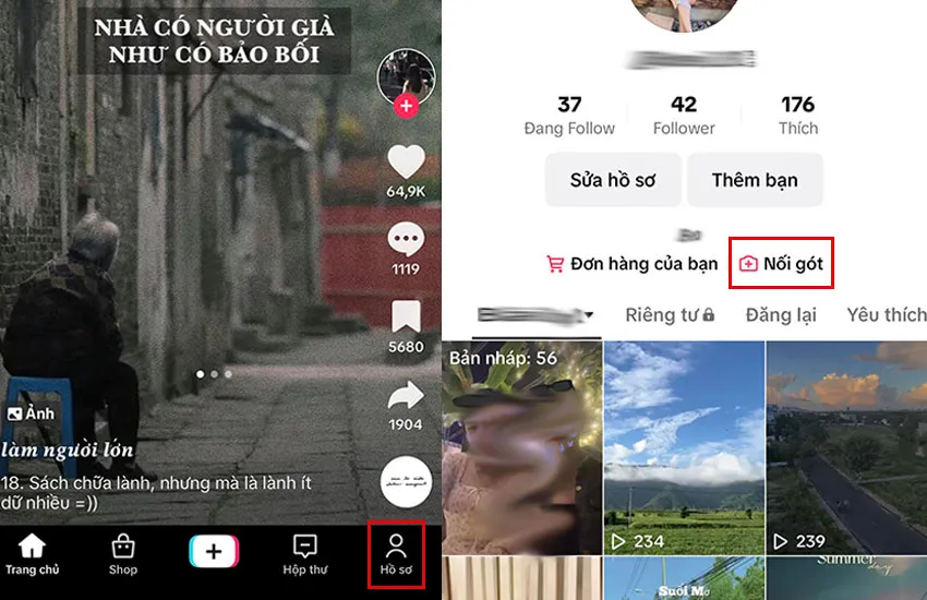 nối gót trên tiktok là gì