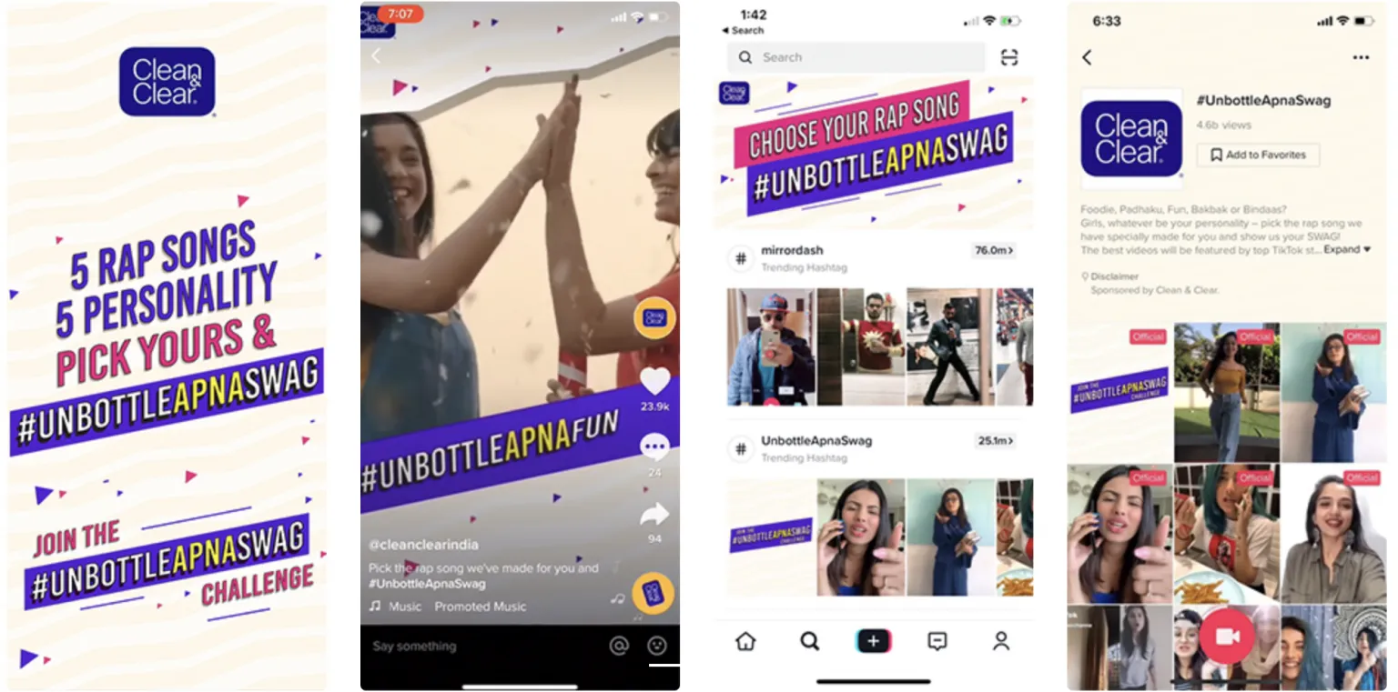 Quảng cáo TikTok Branded Hashtag challenge