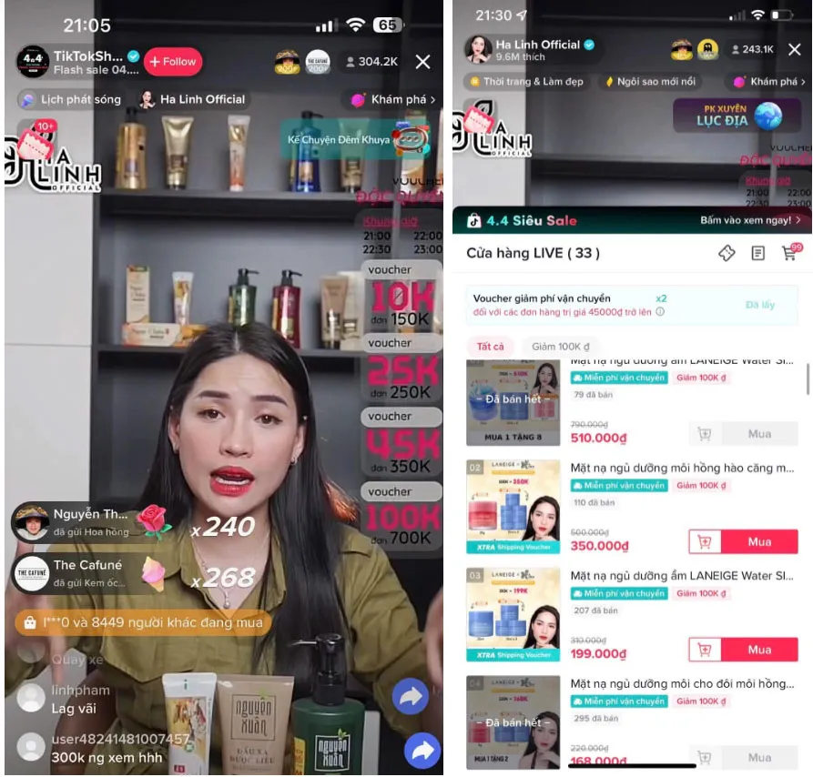 Tận dụng tính năng Livestream để chốt đơn trực tiếp